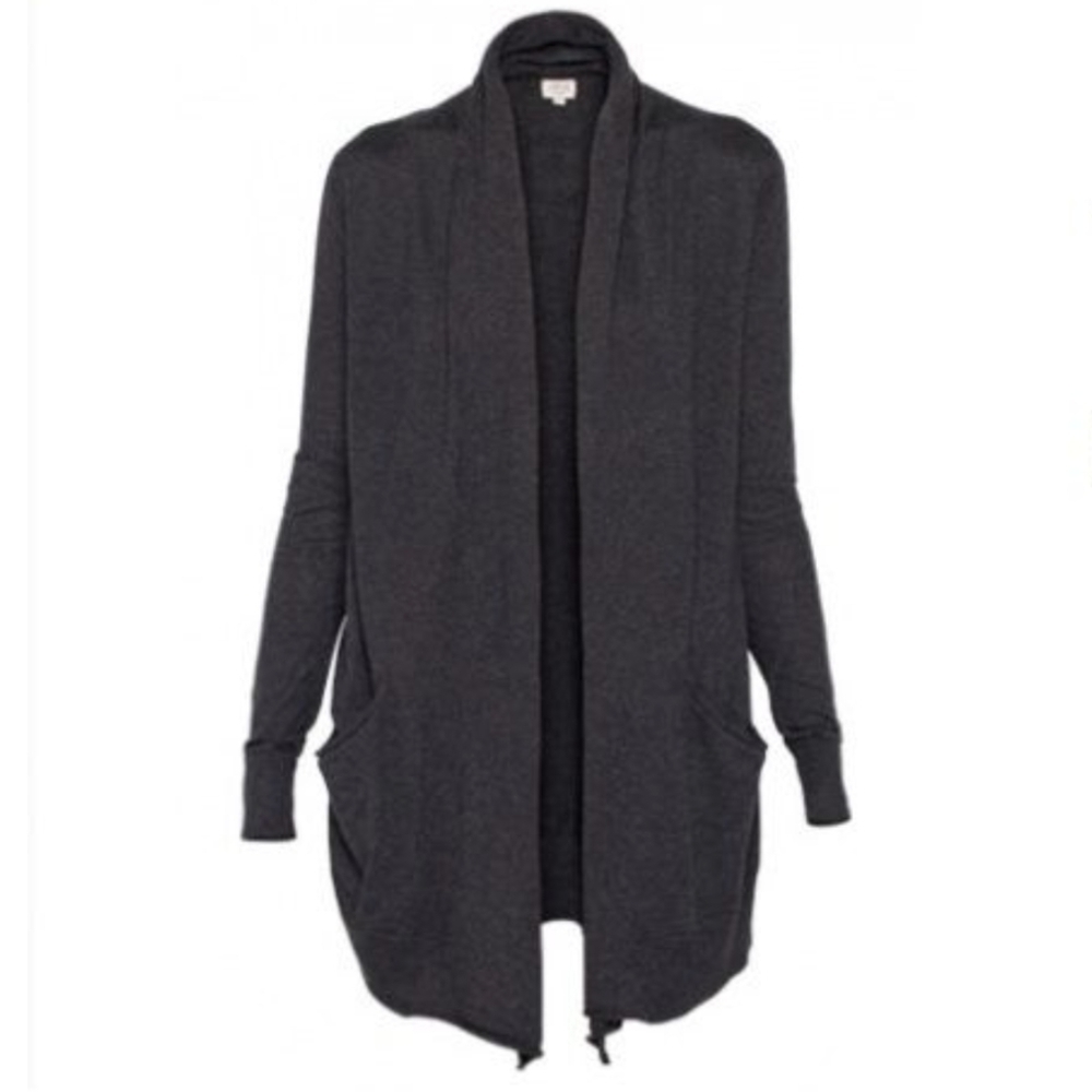 ARITZIA Wilfred Flaubert Cotton silk cashmere knit open cardigan sweater xs